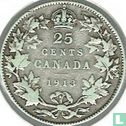 Canada 25 cents 1913 - Afbeelding 1