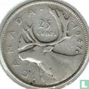 Kanada 25 Cent 1947 (Ahornblatt nach dem Jahr) - Bild 1