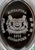 Singapore 5 dollars 2012 (PROOF) "Giant pandas" - Afbeelding 1