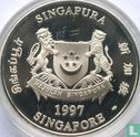 Singapore 2 dollars 1997 (PROOF) "50 years of UNICEF" - Image 1