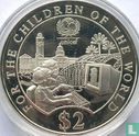 Singapore 2 dollars 1997 (PROOF) "50 years of UNICEF" - Image 2