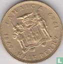 Jamaica ½ penny 1969 "100th anniversary of Jamaican coinage" - Afbeelding 1
