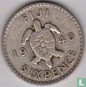 Fidji 6 pence 1940 - Image 1