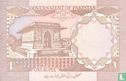 Pakistan 1 Rupee (P27o) ND (1983-) - Afbeelding 2