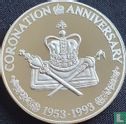 Turks- und Caicosinseln 20 Crown 1993 (PP) "40th anniversary Coronation of Queen Elizabeth II - Crown and scepters" - Bild 2