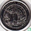 Canada 25 cents 2013 (type 2) "100th anniversary First Canadian arctic expedition" - Afbeelding 1