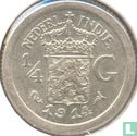 Dutch East Indies ¼ gulden 1914 - Image 1