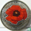 Kanada 25 Cent 2015 (gefärbt) "100th anniversary of the poem In Flanders fields" - Bild 2