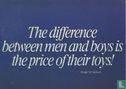 A000226 - Playboy "The difference between men and boys is the price" - Image 1