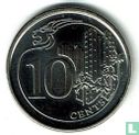Singapour 10 cents 2018 - Image 2