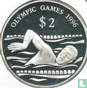 Tuvalu 2 dollars 1996 (PROOF) "Summer Olympics in Atlanta" - Image 2