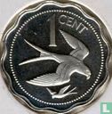 Belize 1 cent 1978 (PROOF - zilver) "Swallow-tailed kite" - Afbeelding 2