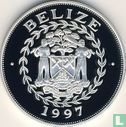 Belize 5 dollars 1997 (PROOF) "50th Wedding anniversary of Queen Elizabeth II and Prince Philip" - Afbeelding 1