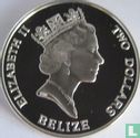 Belize 2 dollars 1993 (PROOF) "40th anniversary Coronation of Queen Elizabeth II" - Image 2