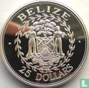 Belize 25 dollars 1985 (PROOF) "Royal Visit" - Image 2