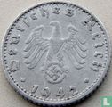 Empire allemand 50 reichspfennig 1942 (F) - Image 1