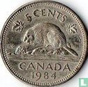 Canada 5 cents 1984 - Afbeelding 1