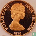 Cookeilanden 1 cent 1978 (PROOF) "250th anniversary Birth of James Cook" - Afbeelding 1