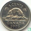Canada 5 cents 2003 (met DH) - Afbeelding 1