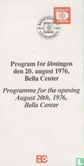 Program opening Hafnia 1976 - Image 1