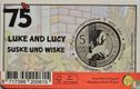 België 5 euro 2020 (coincard - kleurloos) "75 years Luke and Lucy" - Afbeelding 2