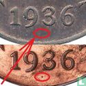 Canada 1 cent 1936 (zonder punt) - Afbeelding 3