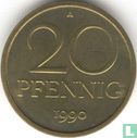 GDR 20 pfennig 1990 - Image 1