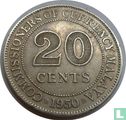 Malaya 20 cents 1950 - Image 1