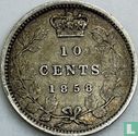 Canada 10 cents 1858 - Image 1