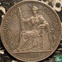 Indochine française 10 centimes 1899 - Image 1