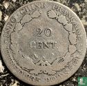 Frans Indochina 20 centimes 1901 - Afbeelding 2