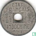 Indochine française ¼ centime 1943 - Image 1