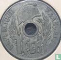 Indochine française 1 centime 1940 (cocarde avec 12 pétales) - Image 2