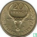 Madagaskar 20 Franc 1971 "FAO" - Bild 2
