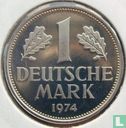 Germany 1 mark 1974 (G) - Image 1