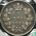 Canada 5 cents 1893 - Image 1