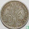 Frans Indochina 10 centimes 1939 (koper-nikkel - jaartal tussen punten) - Afbeelding 2