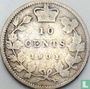Canada 10 cents 1901 - Image 1