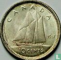 Canada 10 cents 1937 - Afbeelding 1