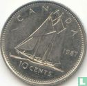 Canada 10 cents 1987 - Image 1