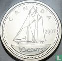 Canada 10 cents 2007 (gebogen 7) - Afbeelding 1