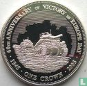 Tristan da Cunha 1 crown 2005 (PROOF) "60th anniversary Victory in Europe Day - Tanks" - Image 2