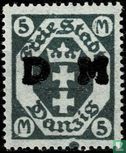 City coat of arms with overprint DM - Image 1