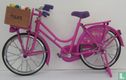  pink exercise bike with tulips - Image 3
