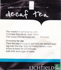 Fairtrade decaf Tea