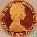 Britse Maagdeneilanden 1 cent 1974 (PROOF) - Afbeelding 1