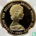 Britse Maagdeneilanden 50 dollars 1980 (PROOF) "Golden dove of Christmas" - Afbeelding 1