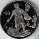 Britse Maagdeneilanden 10 dollars 1992 (PROOF) "500th anniversary Discovery of America" - Afbeelding 2