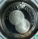 British Virgin Islands 20 dollars 1985 (PROOF) "Gold escudo" - Image 2