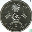 Maldiven 25 rufiyaa 1996 (AH1416) "50th anniversary United Nations" - Afbeelding 1